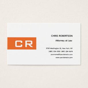 Initials Monogrammed Custom Modern Minimalist
