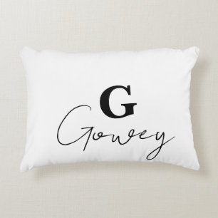 Initials Personalize Comfort Decorative Cushion