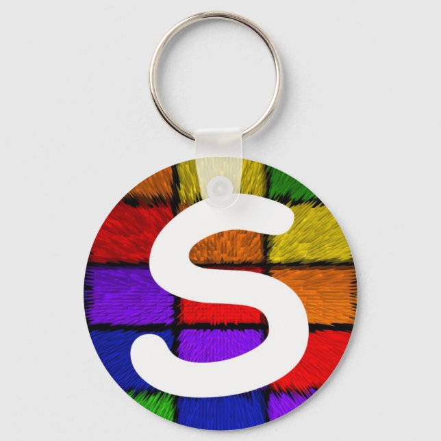 INITIALS - S KEY RING (Front)