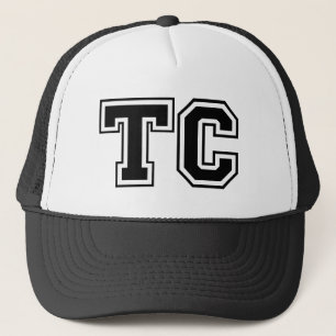 Initials 'TC' Monogram Trucker Hat