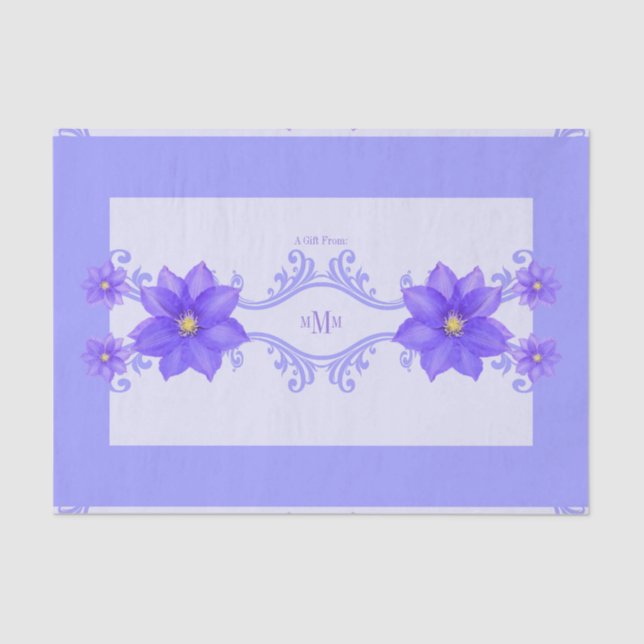 Initials Tissue Paper (Front)