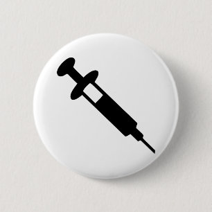 Injection 6 Cm Round Badge