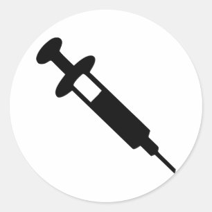 Injection Classic Round Sticker
