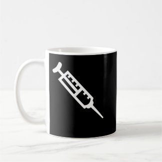 Injection syringe coffee mug