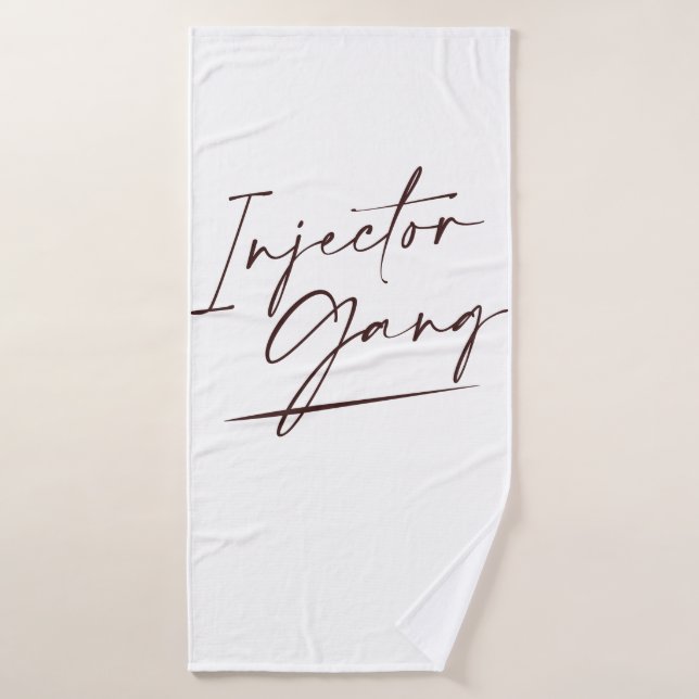 Injector Gang Med Spa Aesthetic Nurse In Bath Towel (Bath Towel)