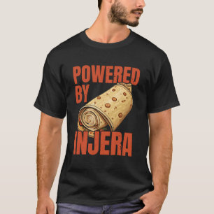 Injera Bread Ethiopian Food Pancake Injera Recipe T-Shirt