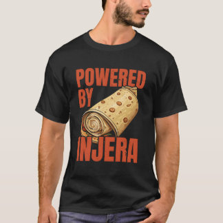 Injera Bread Ethiopian Food Pancake Injera Recipe T-Shirt