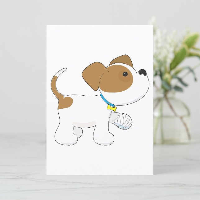 Injured Puppy Dog Invitation (Creator Uploaded)
