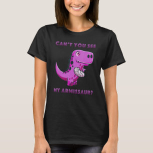 Injury Broken Arm get well soon Cute rex Armissaur T-Shirt