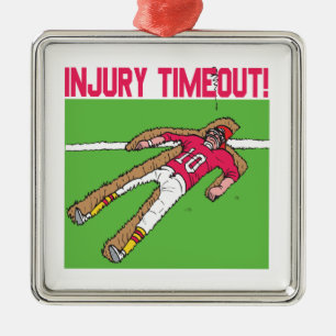Injury Timeout Metal Tree Decoration