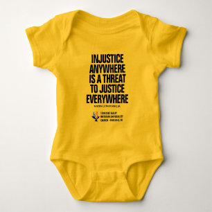 Injustice / Justice Tellow Baby Bodysuit