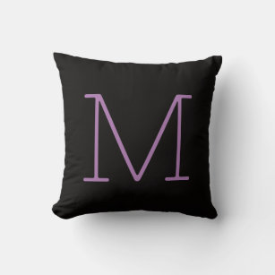 "Ink Black" Customise Front & Back For Gifts Cushion