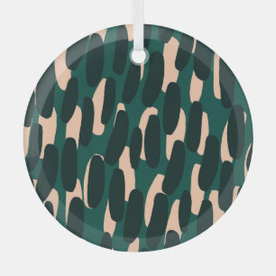 Ink blobs, hand-drawn, bright seamless. glass tree decoration