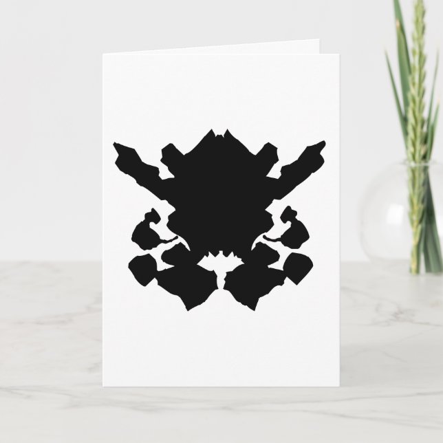 ink blot Birthday card (Front)