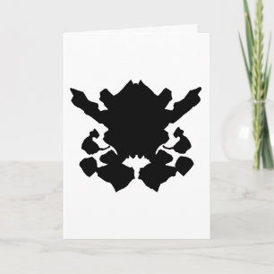 ink blot Birthday card