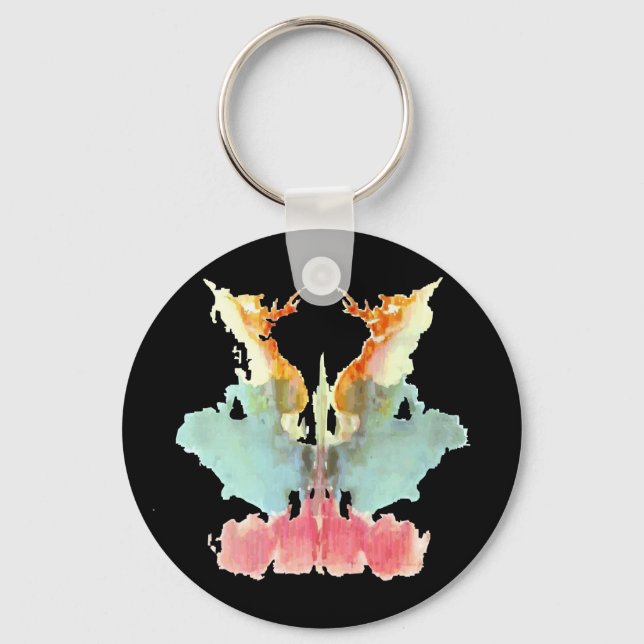 Ink Blot Keychain #9 (Front)