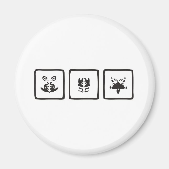 ink blot magnet (Front)