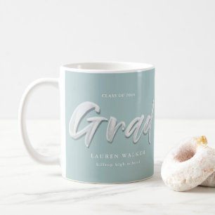 ink bold script script graduate coffee mug
