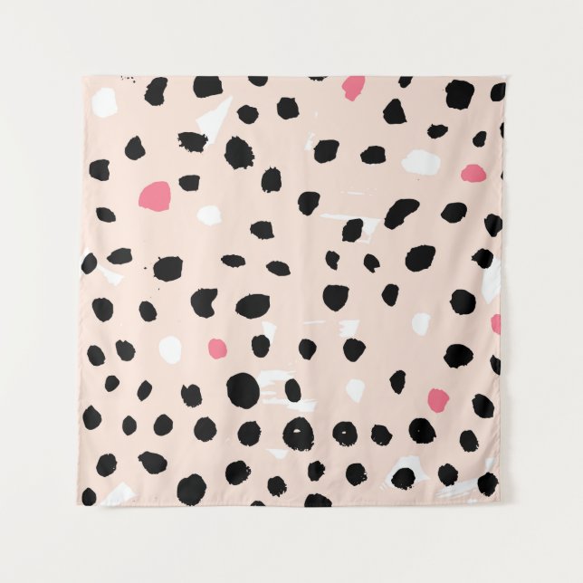 Ink Brush Strokes: Artistic Texture Tapestry (Front)