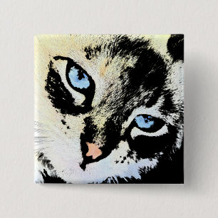 Ink Cat Buttons