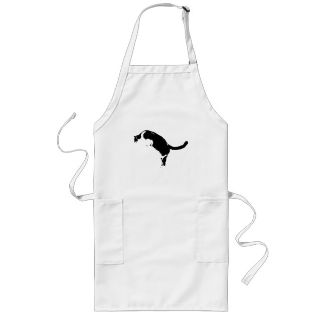 Ink Cat Edge Long Apron (Front)
