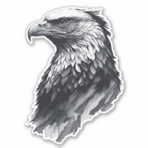 Ink drawing Eagle head