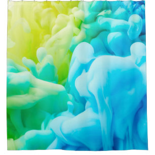 Ink drop in water backgroundabstract,background,dr shower curtain