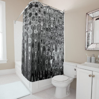 Ink & Echo I Shower Curtain by Artist C.L. Brown