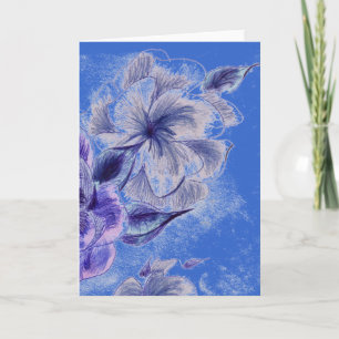 Ink Flower Greeting Card