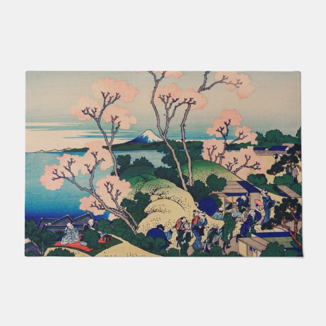 Ink Graphics Asian Gardens Landscape Doormat (Front)