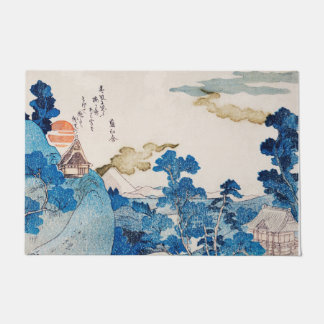 Ink Graphics Asian Gardens Landscape Doormat