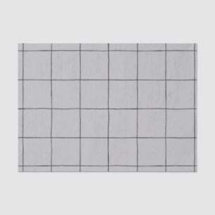 Ink Grid - black lines - customisable Tissue Paper