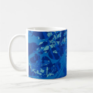 Ink hand made painting. Abstract wall art. Creativ Coffee Mug