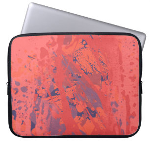 Ink hand made painting. Abstract wall art. Creativ Laptop Sleeve