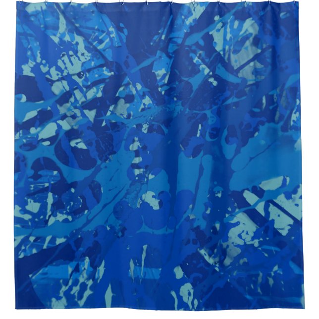 Ink hand made painting. Abstract wall art. Creativ Shower Curtain (Front)