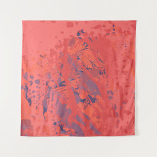 Ink hand made painting. Abstract wall art. Creativ Tapestry