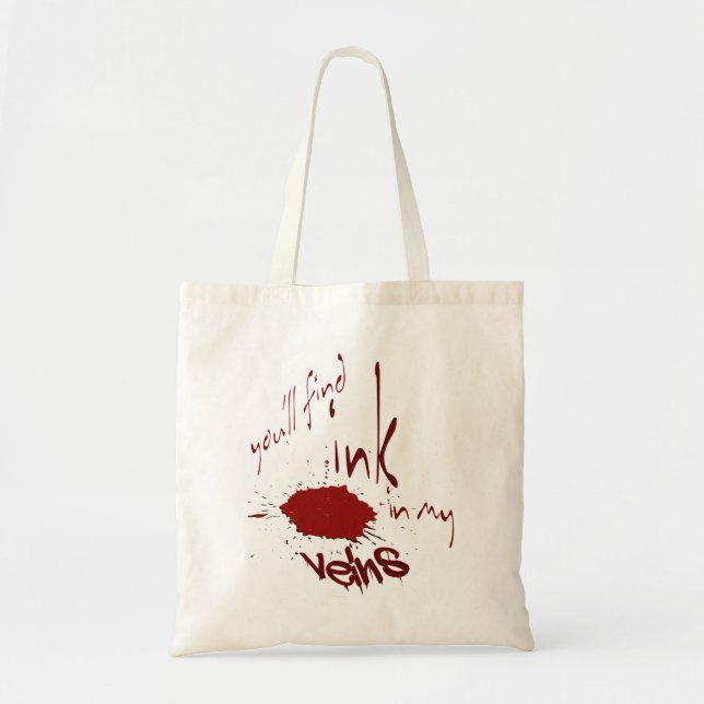 Ink In My Veins Tote Bag (Front)