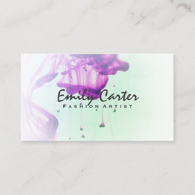 Ink in Water | Artistry Business Card (Front)