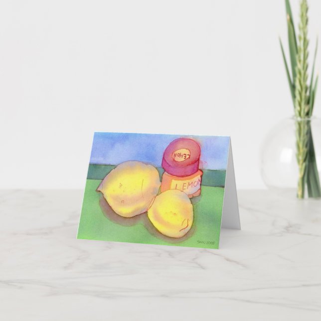 Ink & Lemons Notecard (Front)