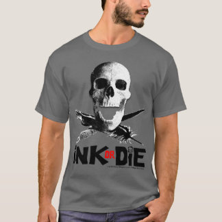 "Ink Or Die" Grey T-Shirt