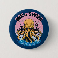 Ink Or Swim | Octopus Tattoo Quote