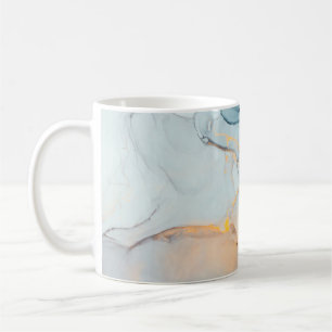 Ink, paint, abstract. Closeup of the painting. Col Coffee Mug