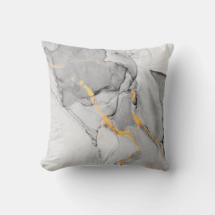 Ink, paint, abstract. Closeup of the painting. Col Cushion