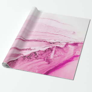 Ink, paint, abstract. Closeup of the painting. Col Wrapping Paper
