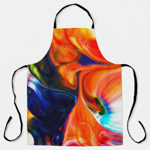 Ink Paint Explode: Colourful Abstract Apron