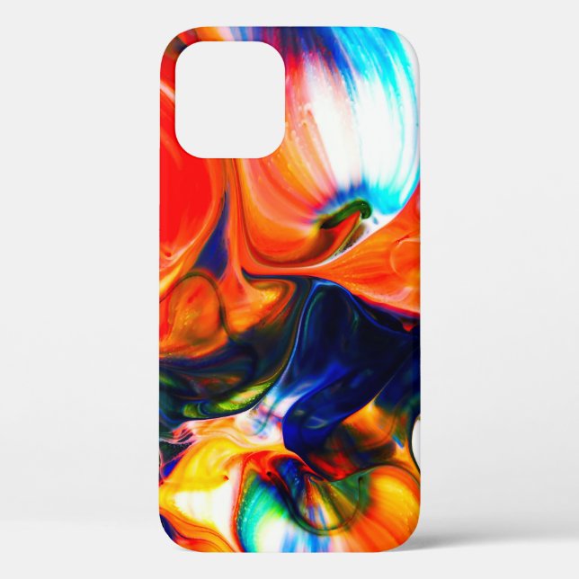Ink Paint Explode: Colourful Abstract Case-Mate iPhone Case (Back)