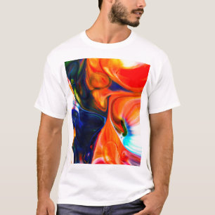 Ink Paint Explode: Colourful Abstract T-Shirt