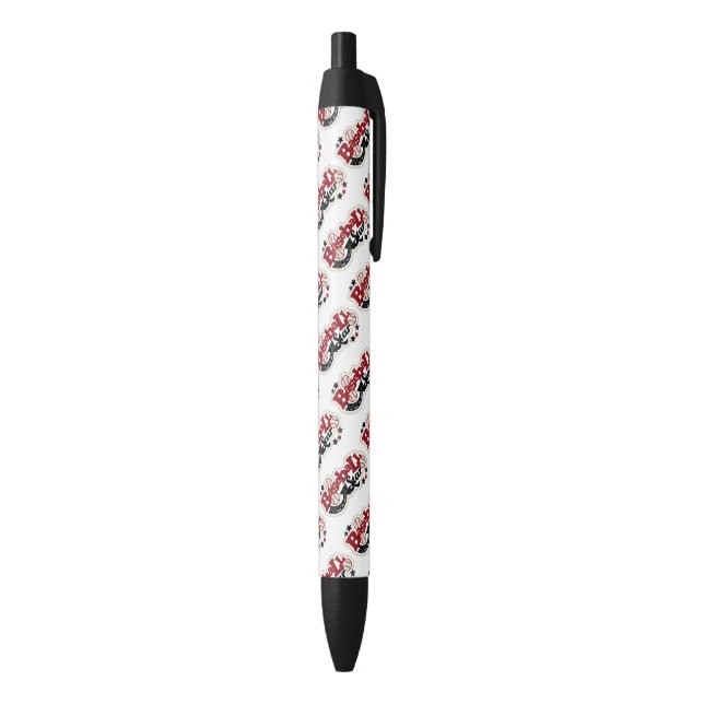 Ink Pen/Baseball Black Ink Pen (Bottom (Vertical))