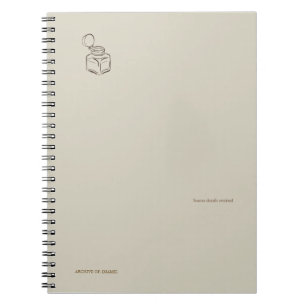 Ink Pot-Forgotten Archive- Minimalist photo Notebook