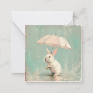 Ink & Rainbows: Uncover Bunny Rainy Day Memories Card